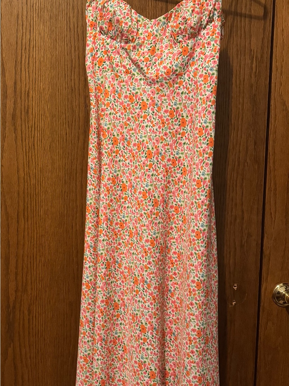 Floral Midi Dress Multicolored